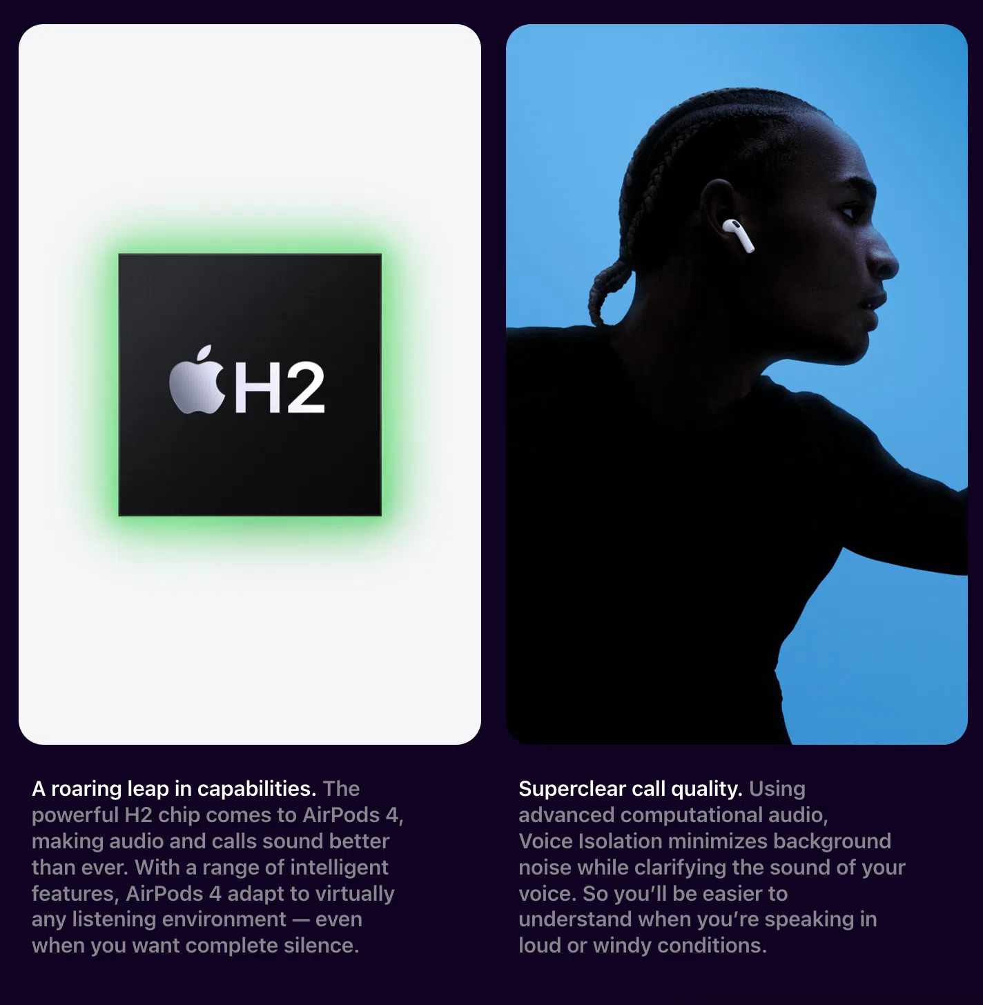 Apple airpods 4 specs