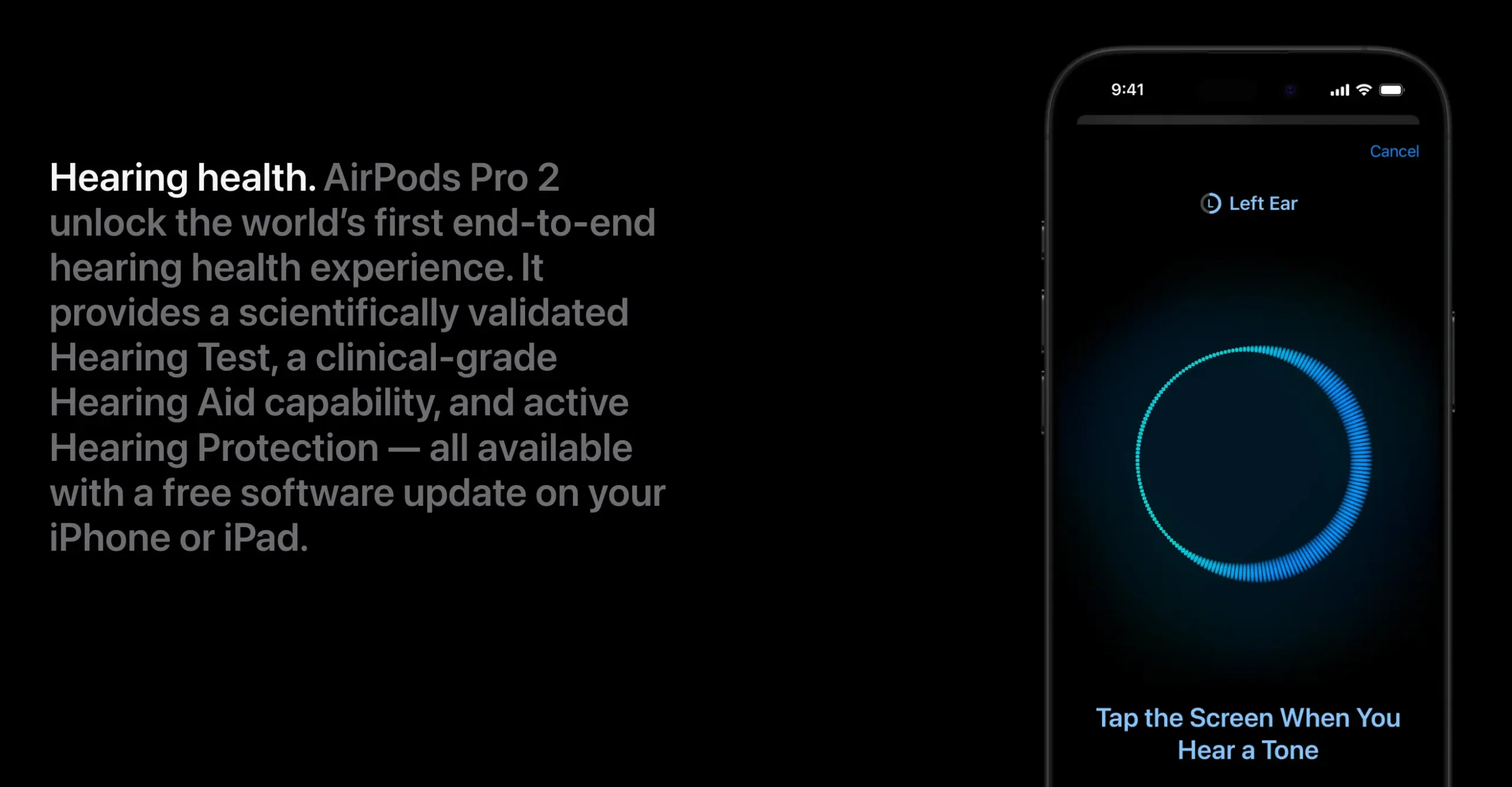 Apple airpods hearing health feature