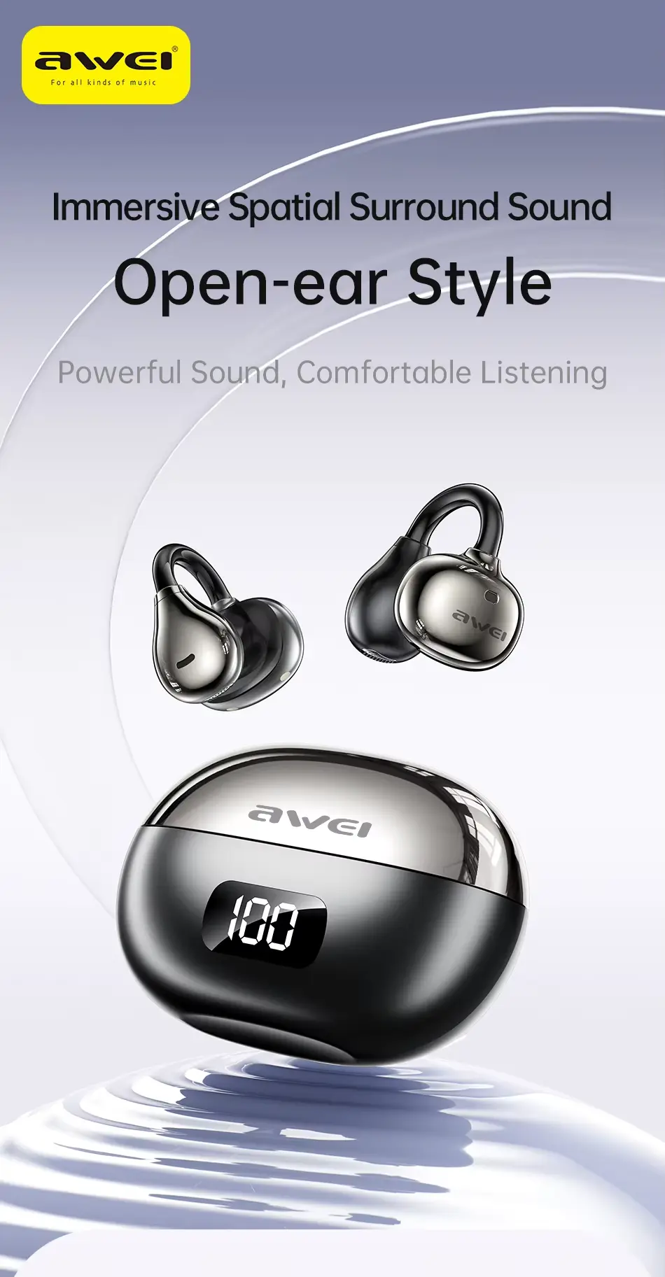 AWEI TZ30 ear clips