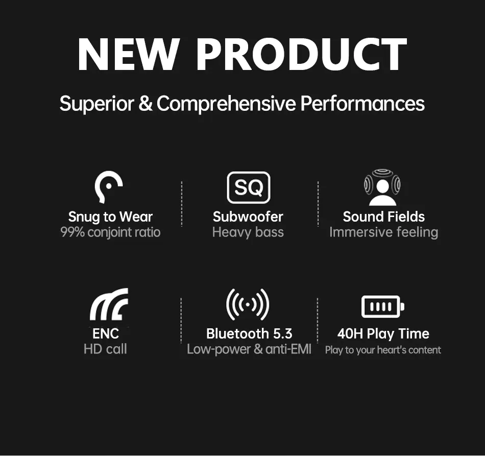 Awei OWS T93 Open Bluetooth Headset features
