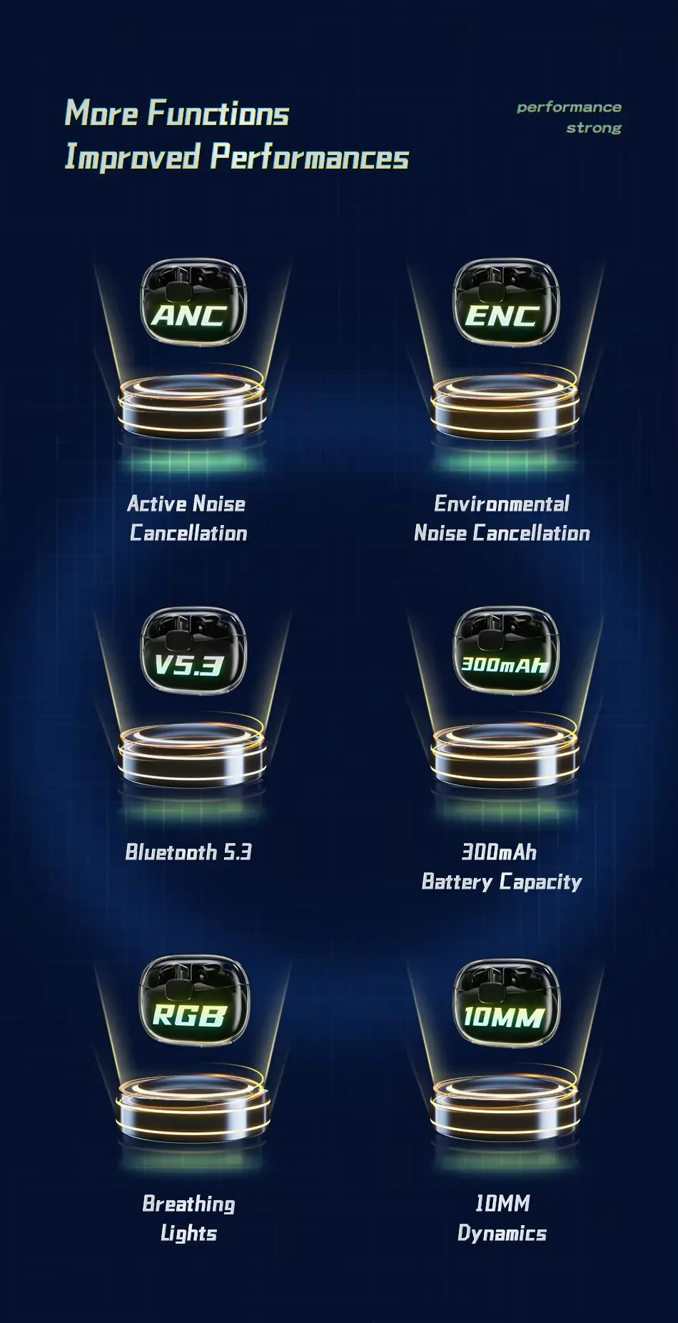 Awei T52 Earbuds key features