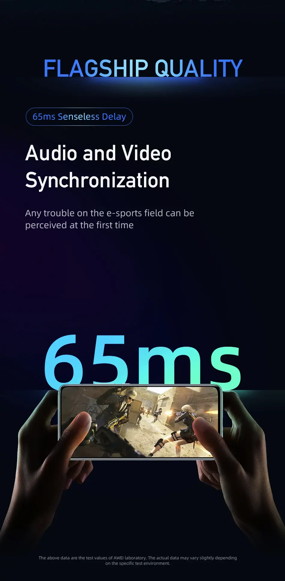 Awei T53 ANC Earbuds for gaming