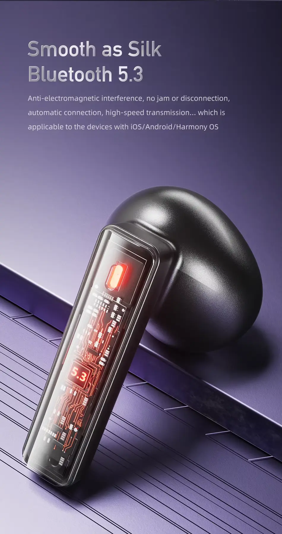 Awei T70 Earbuds smooth connection