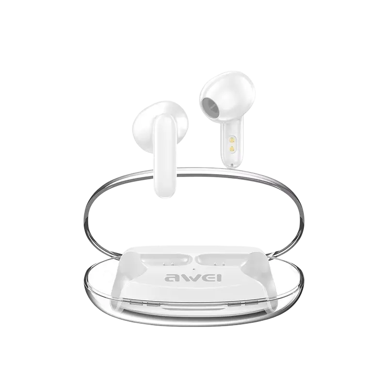 Awei T85 ENC TWS Earbuds in white