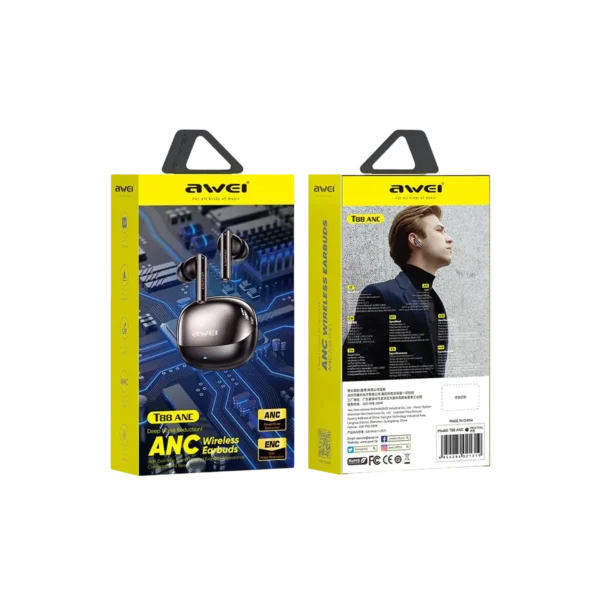 Awei T88 ANC Earbuds packaging