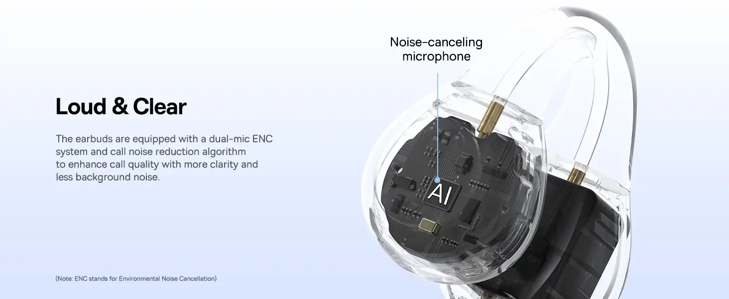 Baseus AirGo AS01 ENC mic EarClip