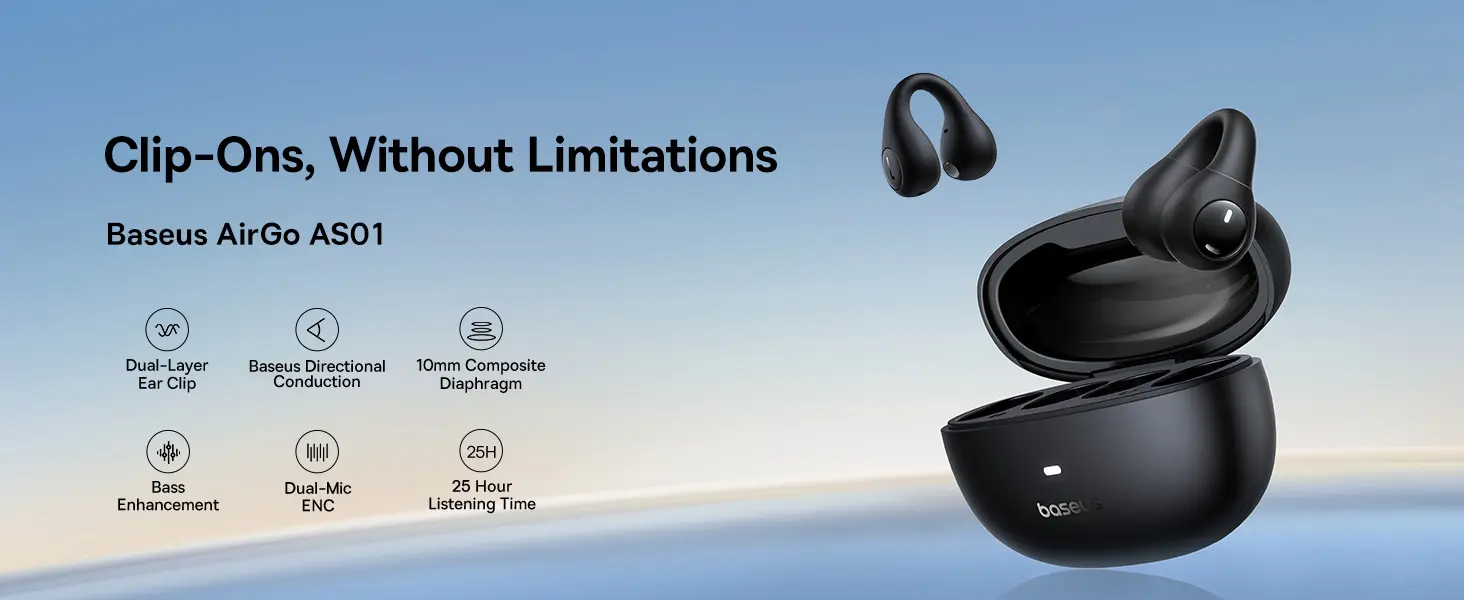 Baseus AirGo AS01 Ear Clip sound specs