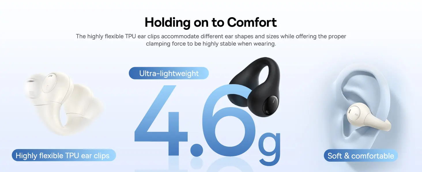 Baseus AirGo AS01 light weight Ear Clip