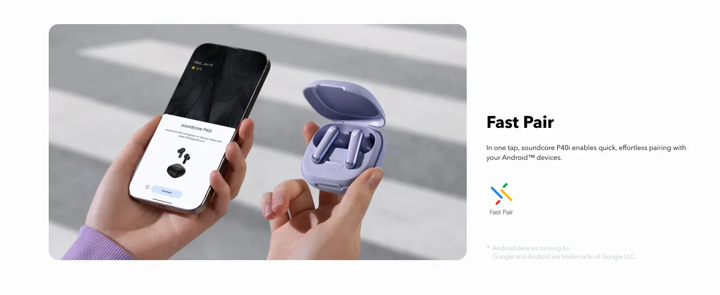 Anker Soundcore P40i Earbuds fast pairing