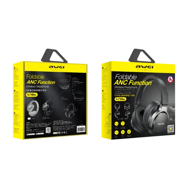 Awei A710BL ANC Noise Cancellation Headphone box