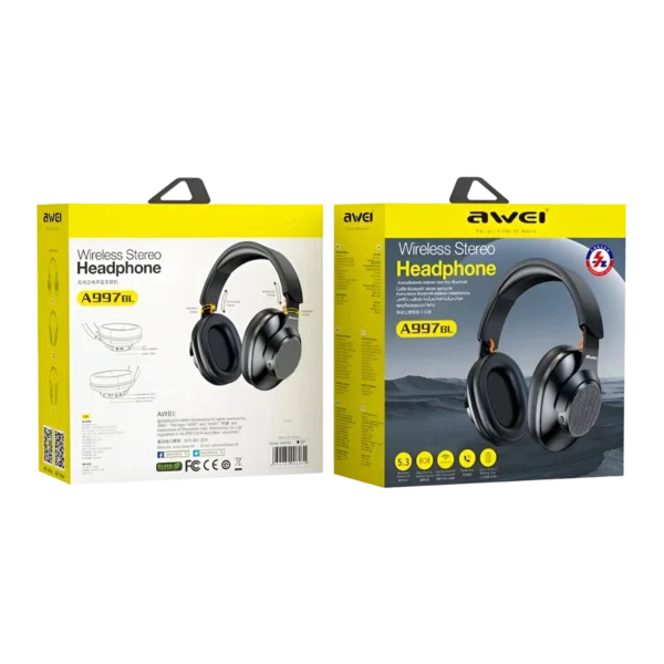 Awei A997BL Surround Stereo Sound Headphone box