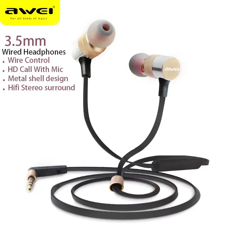 Awei ES-20TY Bass Sound Earphone details