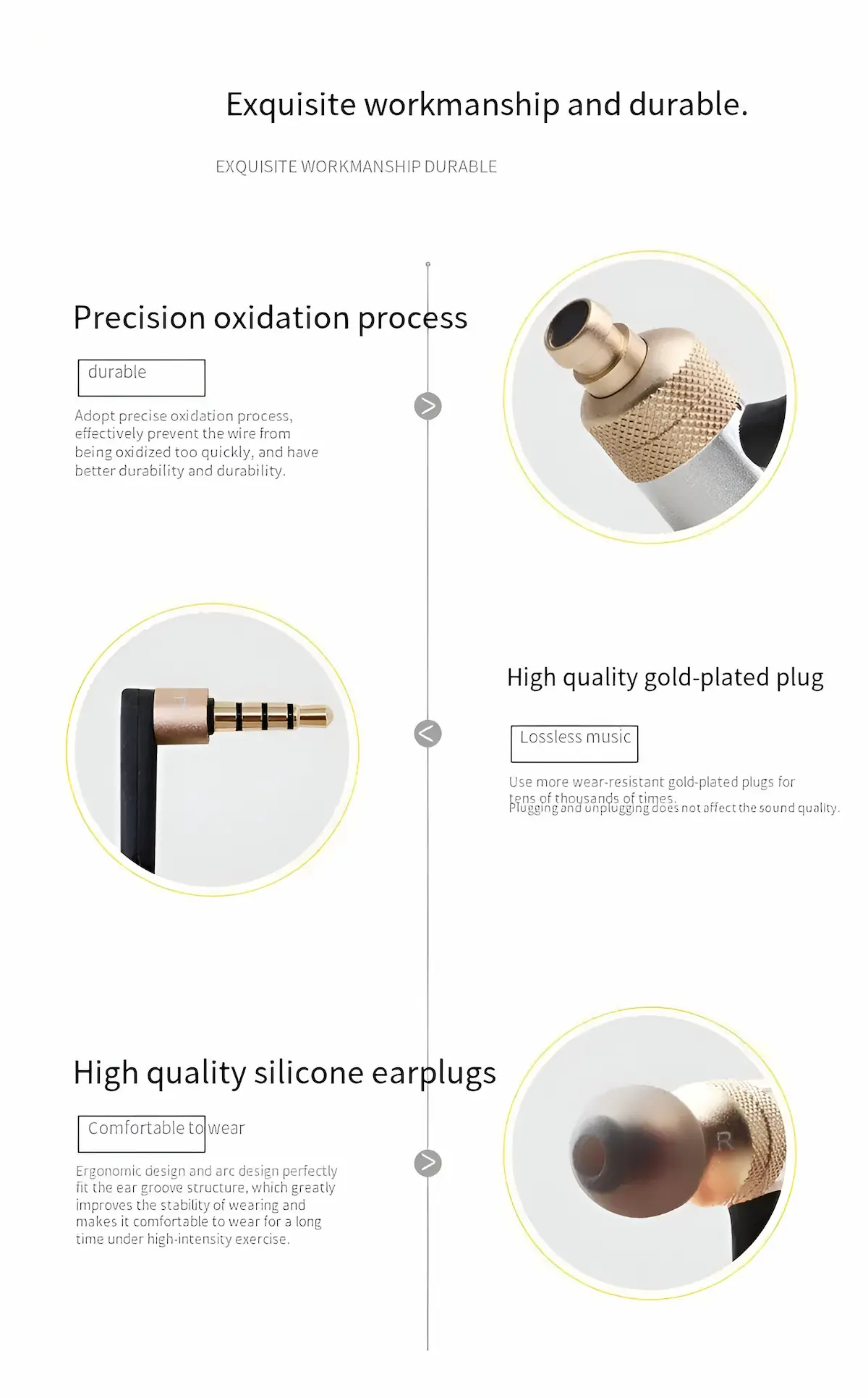 Awei ES-20TY Bass Sound Earphone features