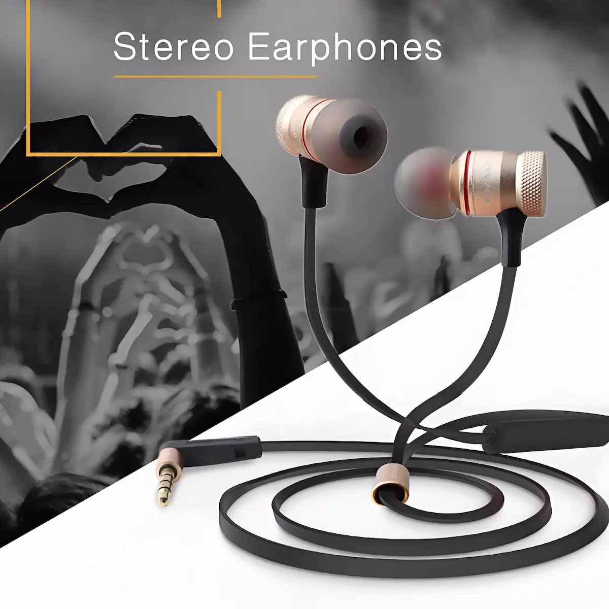 Awei ES-70TY Wired Stereo Earphone design