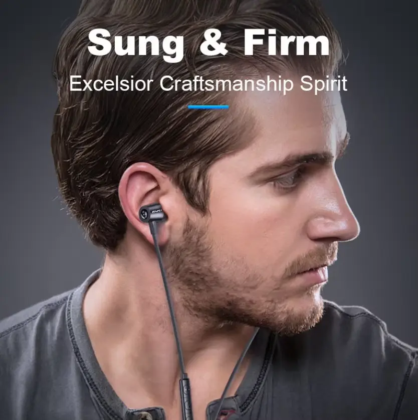 Awei L1 Super Bass Wired Earphone sung and firm