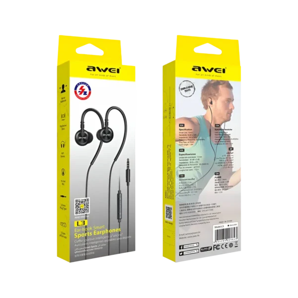 Awei L3 Bass Stereo Sports Earphones - Image 3