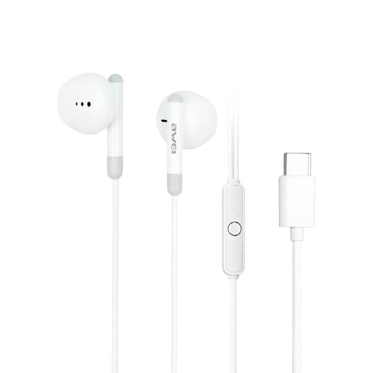 Awei PC-6T Type-C Wired Earphones white