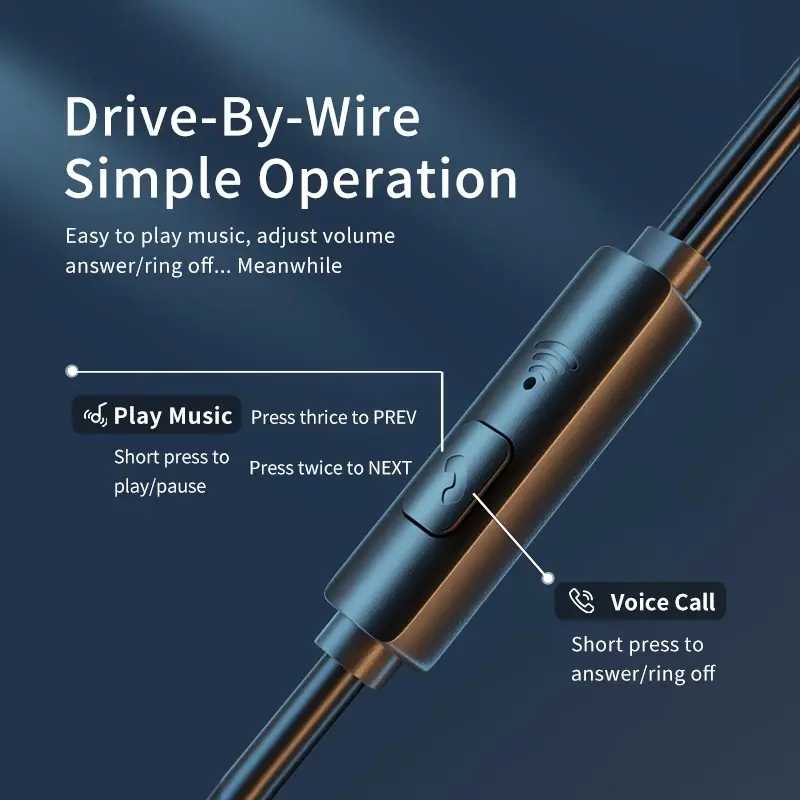 Awei PC-7 Wired Earphones best for calls