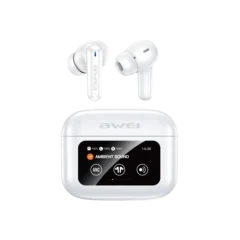 Awei T56 ANC Touch Screen Earbuds white