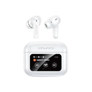 Awei T56 ANC Touch Screen Earbuds white
