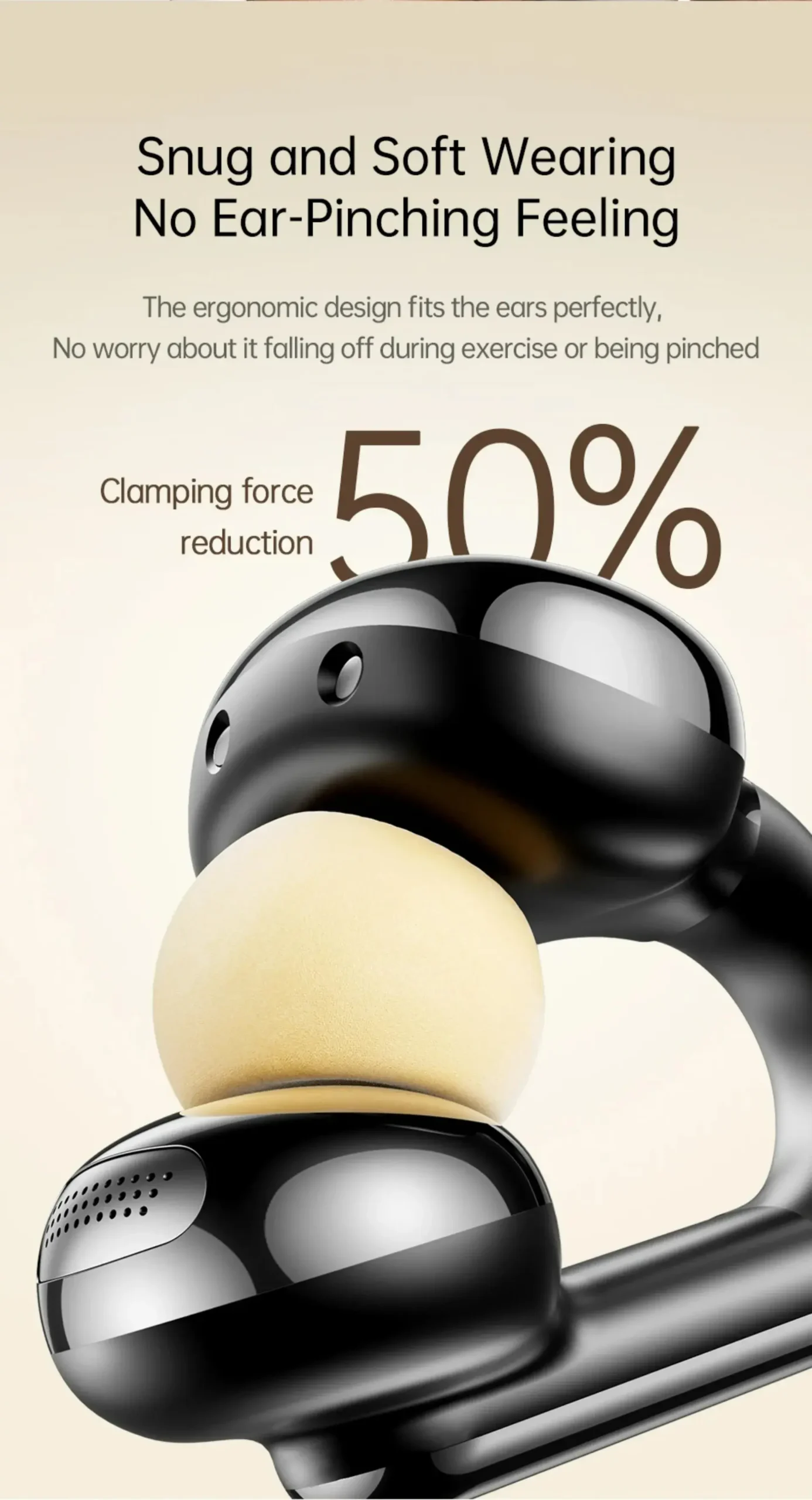 Awei TZ30 Ear Clip Earphones lighter design