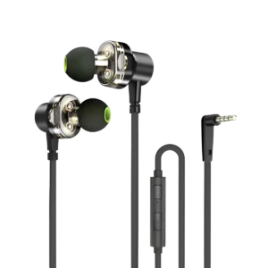 Awei Z1 3.5mm Jack Dual Driver Wired Earphones