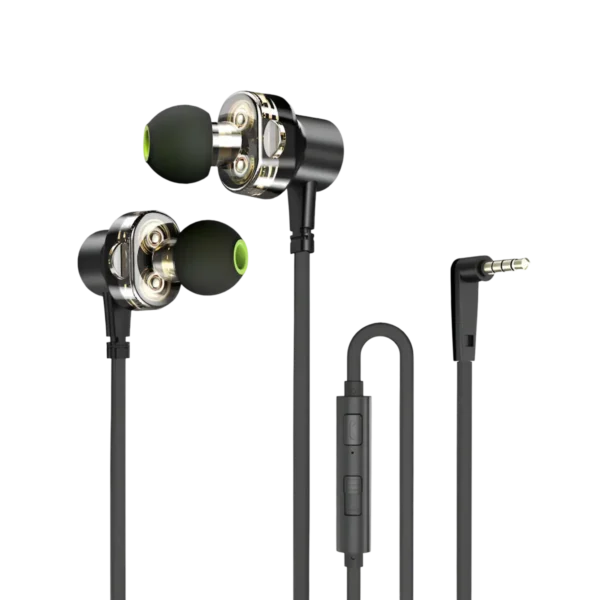 Awei Z1 3.5mm Jack Dual Driver Wired Earphones