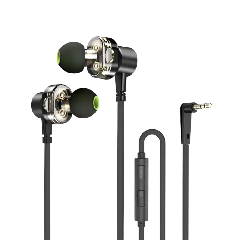 Awei Z1 3.5mm Jack Dual Driver Wired Earphones