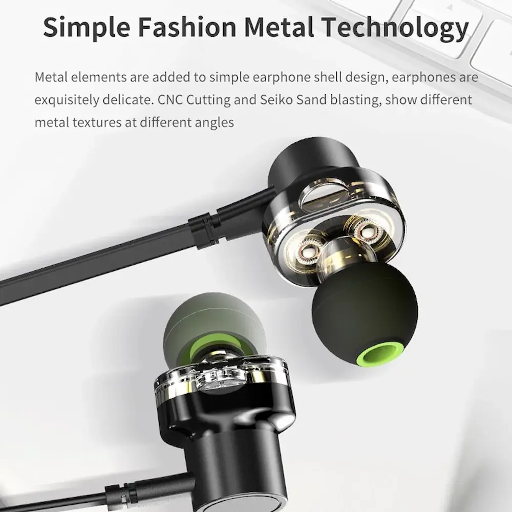 Awei Z1 Wired Earphones with metal case
