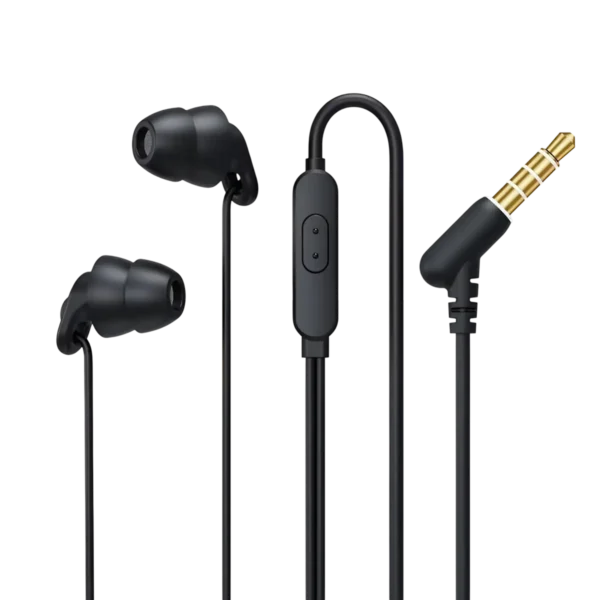 Remax In- Ear Stereo Wired Sleep Earphones RM-518 black