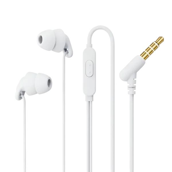 Remax In- Ear Stereo Wired Sleep Earphones RM-518 white