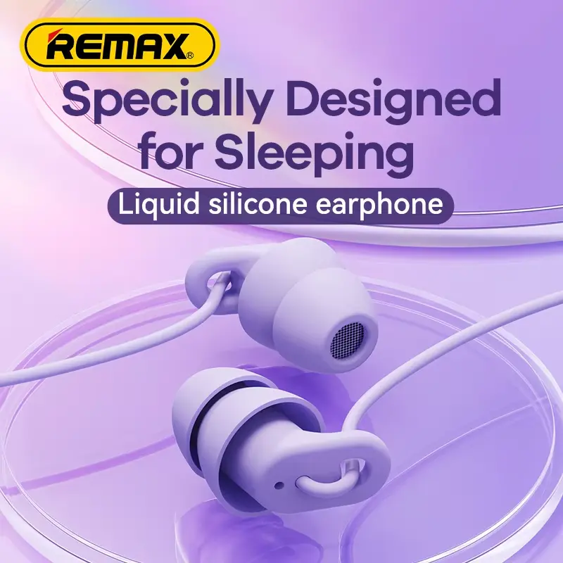 Remax Wired Earphones best for sleeping