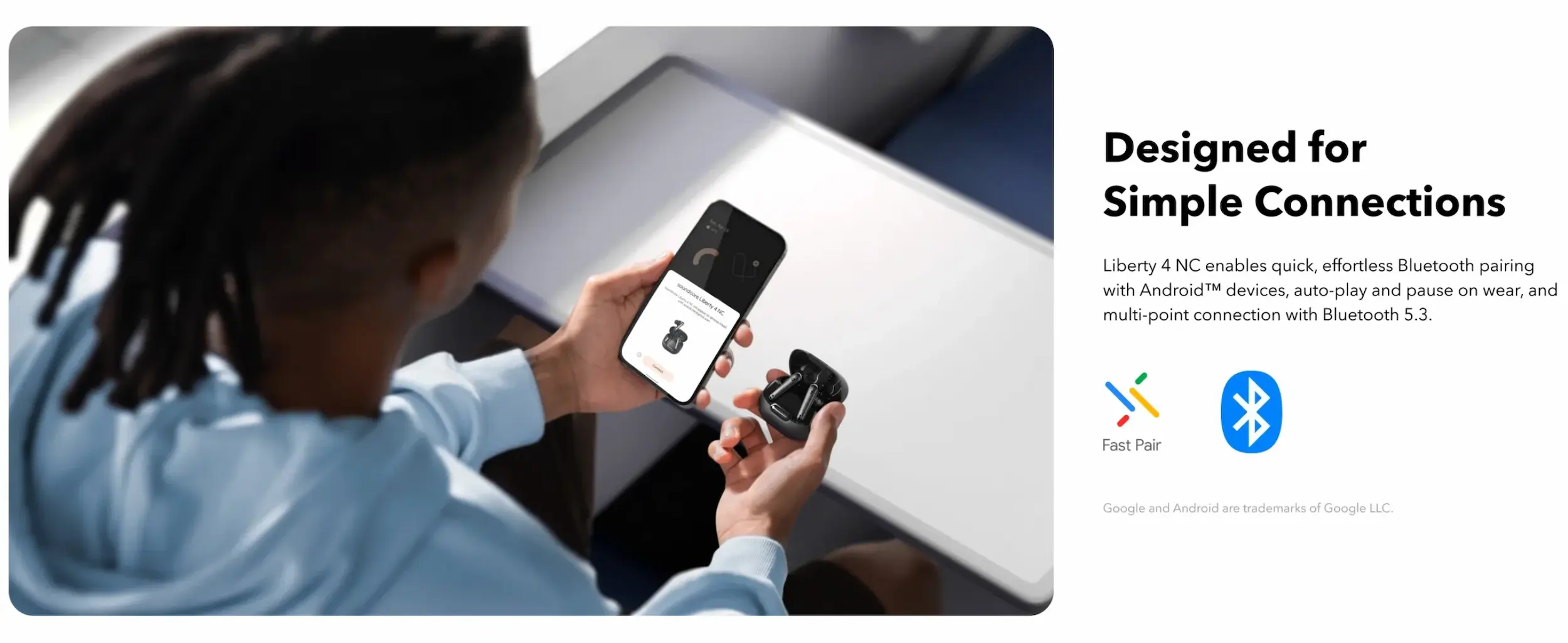 Soundcore Liberty 4 NC bluetooth tech