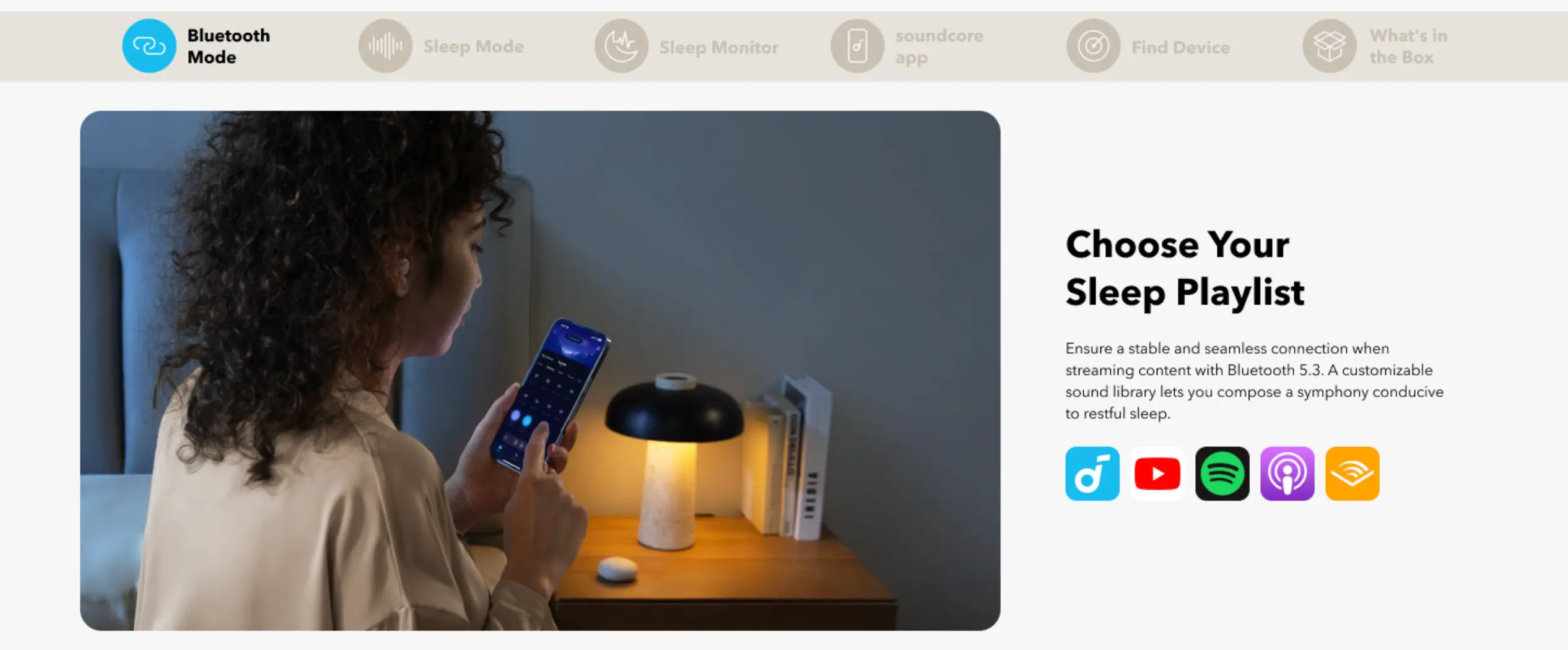 Soundcore Sleep A20 Earbuds features