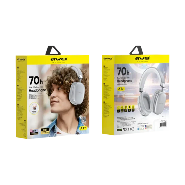 Awei AT7 True Wireless Headphone box