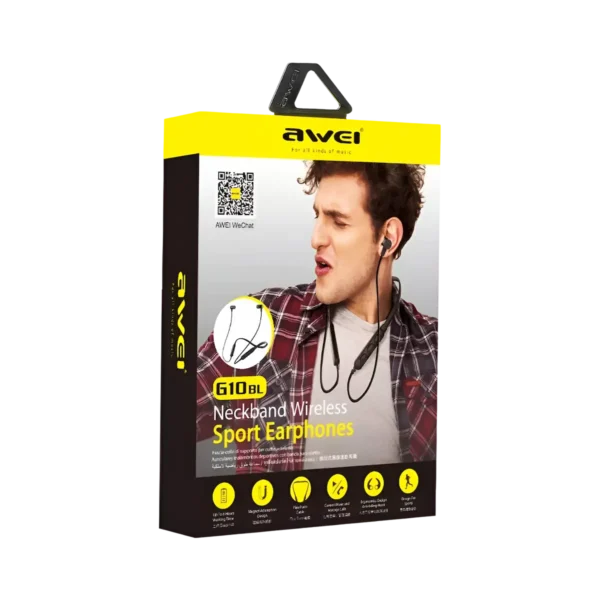 Awei G10BL Bluetooth Neckband Earphone box