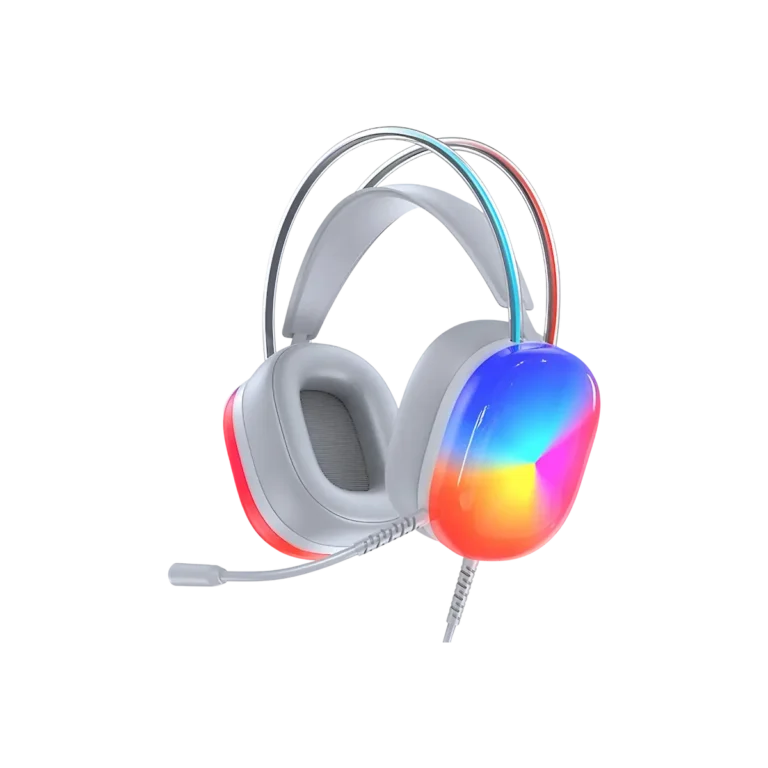 Awei GM-11 Wired Gaming Headphone With Mic in white color