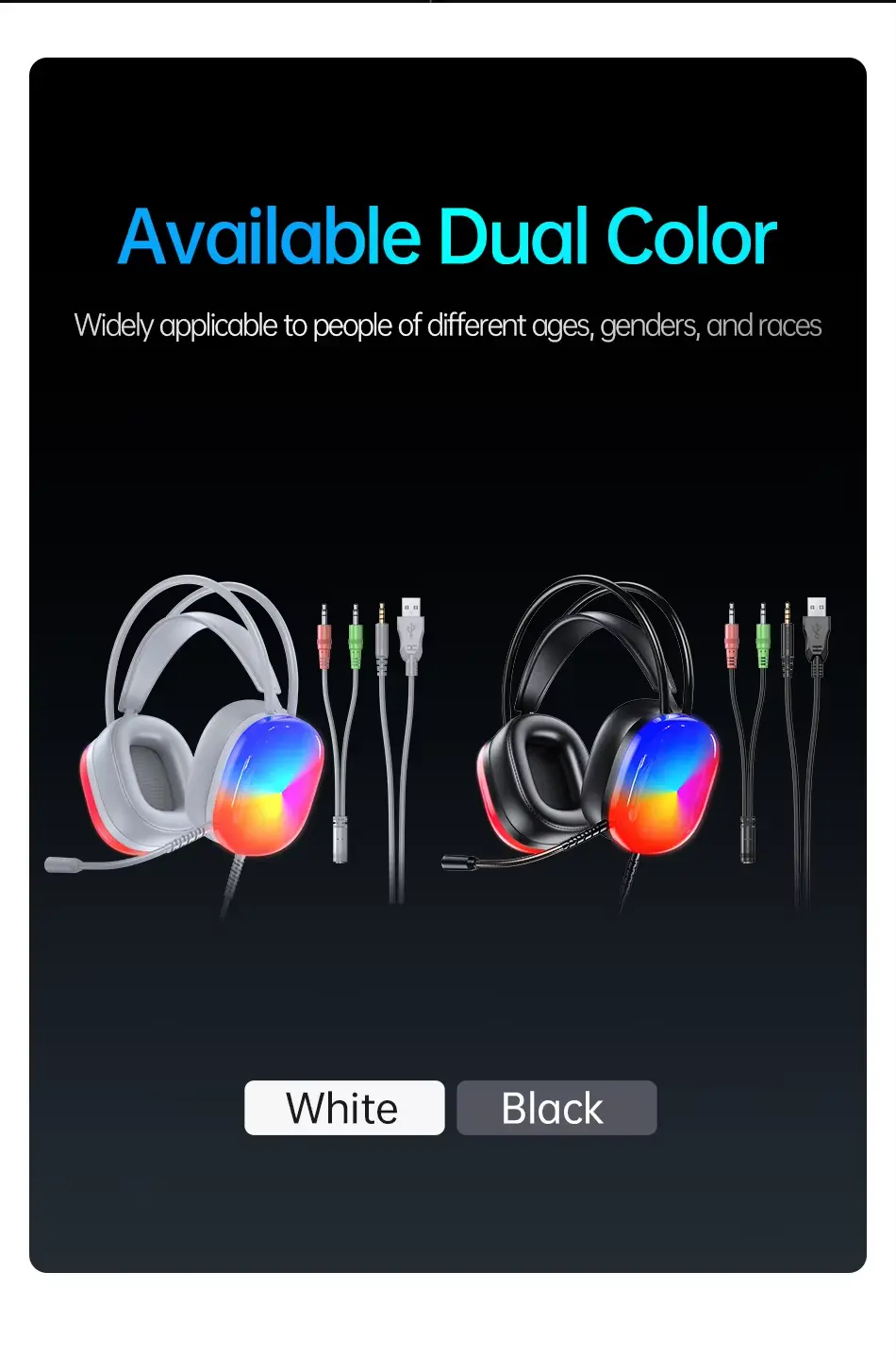Awei GM-11 Wired Gaming Headset with 2 colors