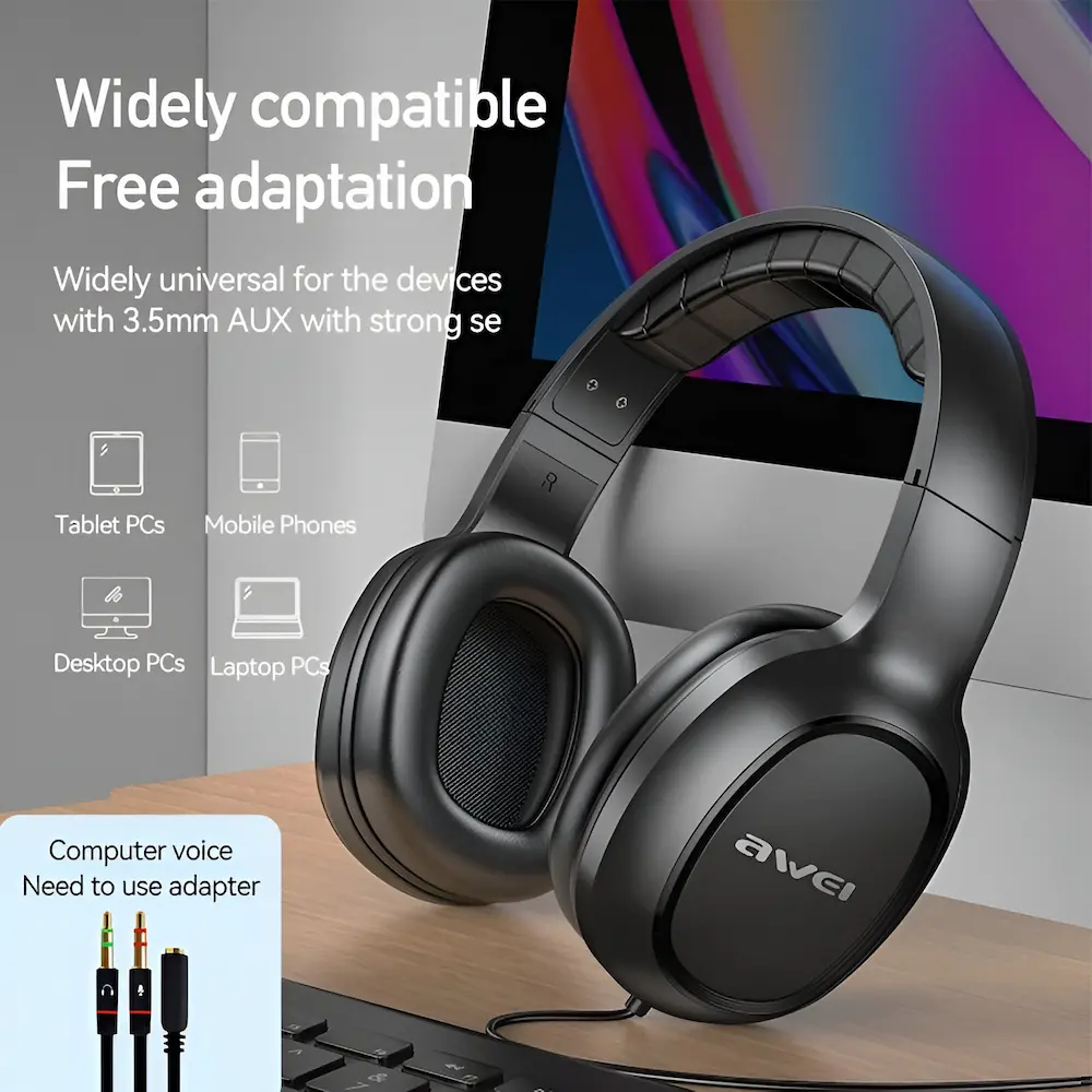 Awei GM-6 HIFI Super Bass Wired Headset features