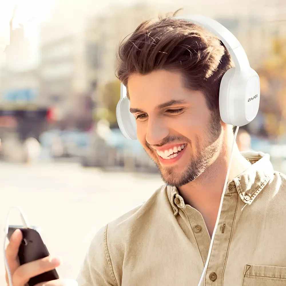 Awei GM-6 HIFI Super Bass Wired all day listening Headset