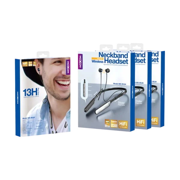 Moxom MX-WL64 Magnetic Wireless Neckband - Image 2