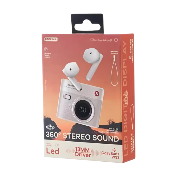 REMAX CozyBuds W33 Earbuds box