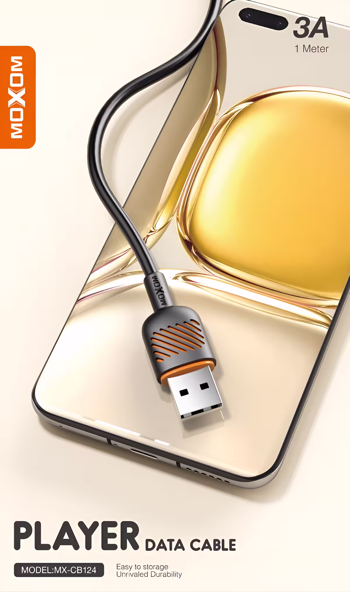Moxom MX-CB124 Fast Charging Cable features 4
