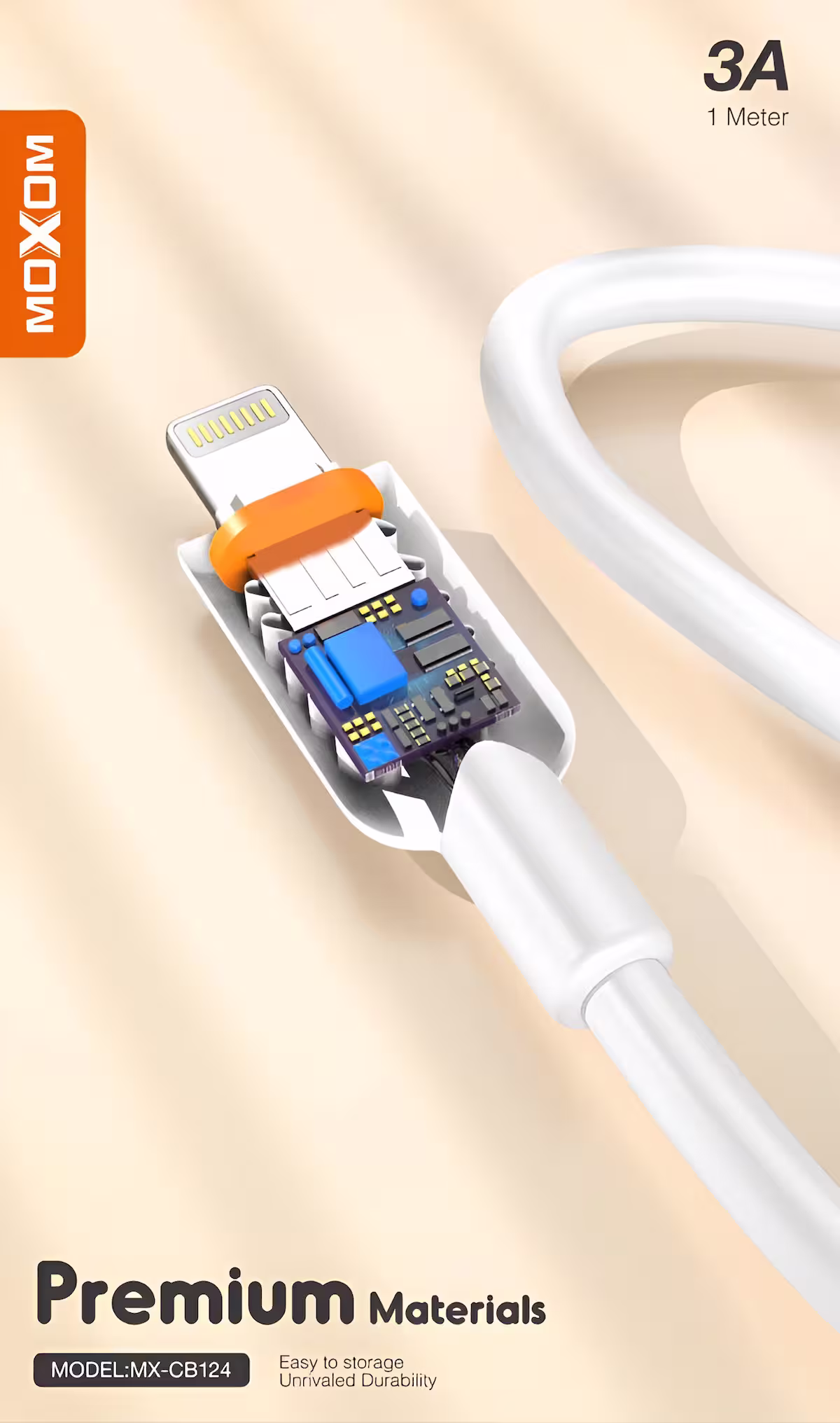 Moxom MX-CB124 Fast Charging Cable features 5
