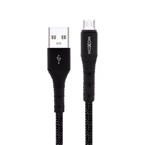Moxom MX-CB28 2.4A Fast Charging Carbon Fiber Micro USB Data Cable