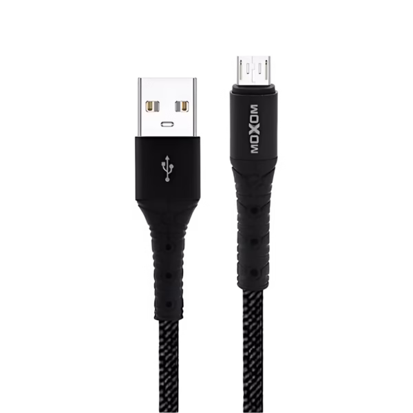Moxom MX-CB28 2.4A Fast Charging Carbon Fiber Micro USB Data Cable