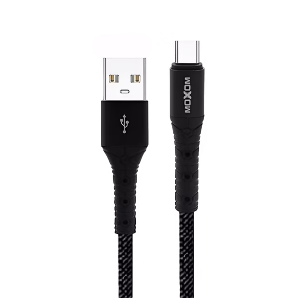 Moxom MX-CB28 2.4A Fast Charging Carbon Fiber Type c Data Cable