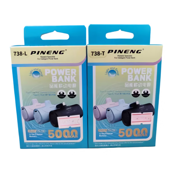 Pineng PN-738 5000mAh Portable Powerbank box
