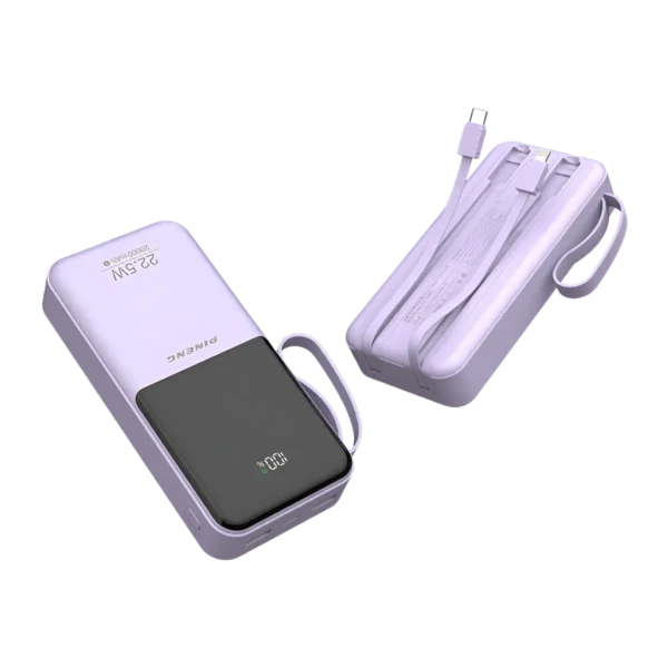 Pineng PN-798PD 20,000mAh Power Bank in purple