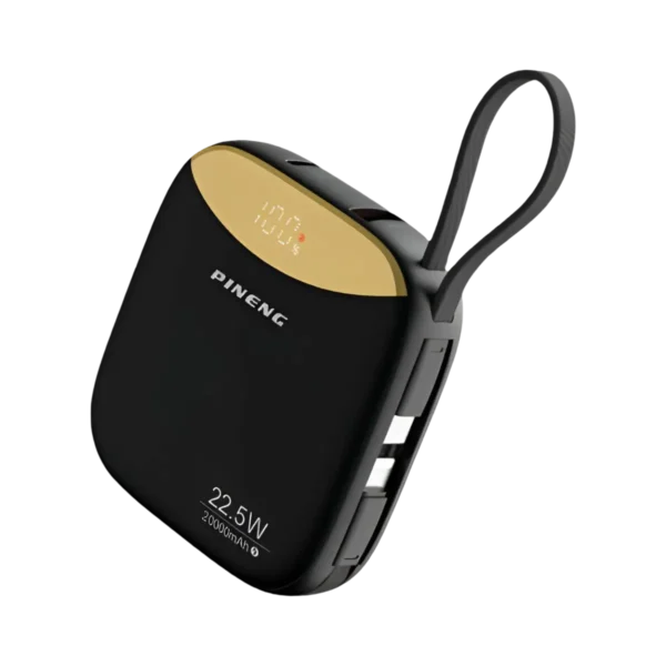Pineng PN836PD 20000mAh Built in cables Power Bank